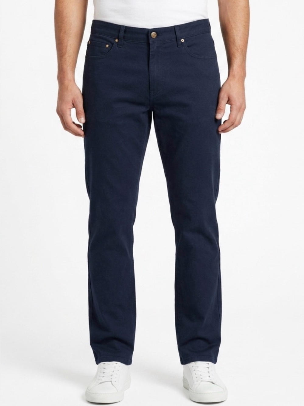 English Laundry Men’s Walker Straight Fit Pants Dark Blue Size 34 x 32